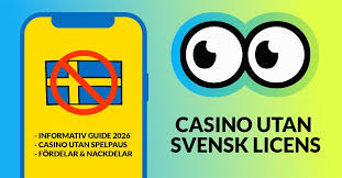 Utforska casino utan svensk licens 10 bästa alternativen
